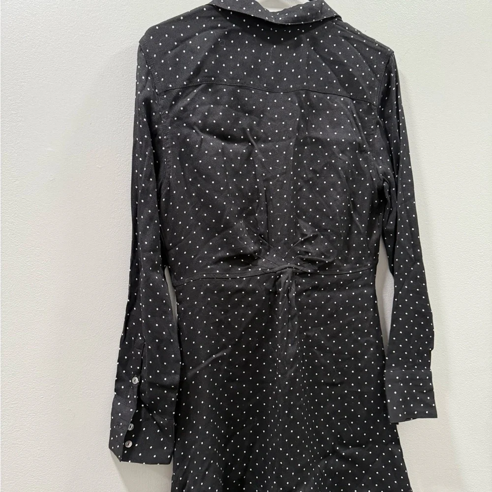 Black Polka Dot Dress philosophy size L worn once - Picture 2 of 5